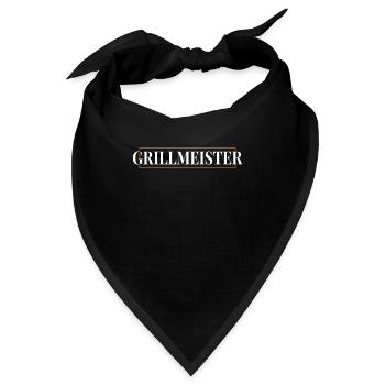 Grillmeister - Bandana - Schwarz - Vorne
