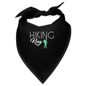 Hiking King - Bandana - Schwarz - Vorne