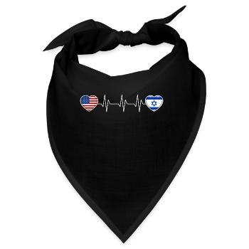 Israel - Bandana - Schwarz - Vorne