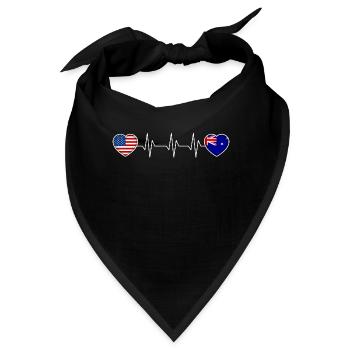 Australien - Bandana - Schwarz - Vorne