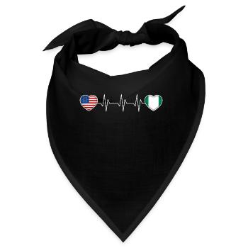 Nigeria - Bandana - Schwarz - Vorne