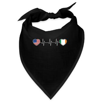 Irland - Bandana - Schwarz - Vorne