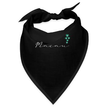 Macau - Bandana - Schwarz - Vorne