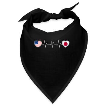 Japan - Bandana - Schwarz - Vorne