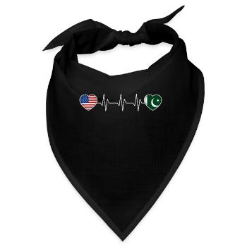 Pakistan - Bandana - Schwarz - Vorne