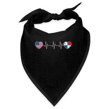 Panama - Bandana - Schwarz - Vorne