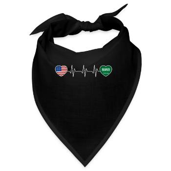 Saudi-Arabien - Bandana - Schwarz - Vorne