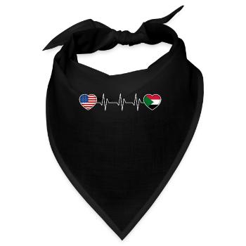 Sudan - Bandana - Schwarz - Vorne