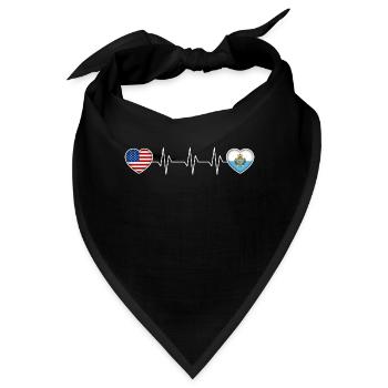 San Marino - Bandana - Schwarz - Vorne