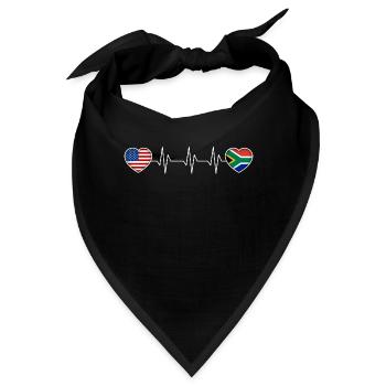 Südafrika - Bandana - Schwarz - Vorne
