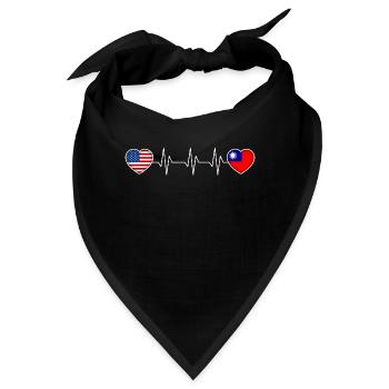 Taiwan - Bandana - Schwarz - Vorne