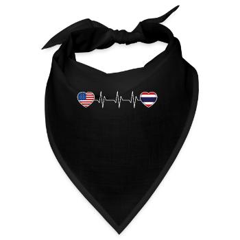 Thailand - Bandana - Schwarz - Vorne