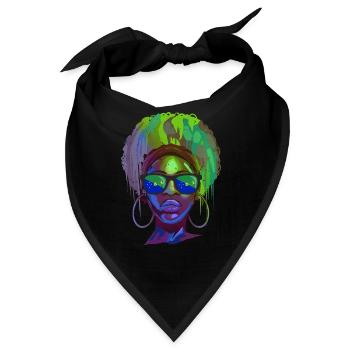 Weihnachtsinsel - Bandana - Schwarz - Vorne