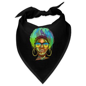Amazigh - Bandana - Schwarz - Vorne