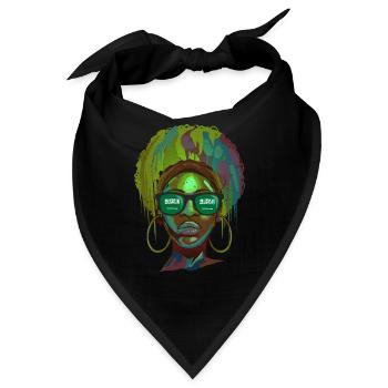 Saudi-Arabien - Bandana - Schwarz - Vorne