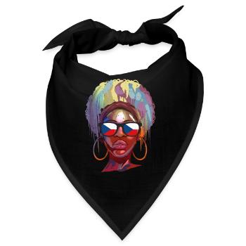 Tschechische Republik - Bandana - Schwarz - Vorne