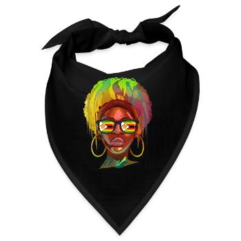 Simbabwe - Bandana - Schwarz - Vorne