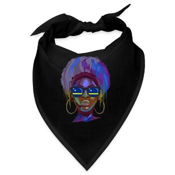 Curaçao - Bandana - Schwarz - Vorne