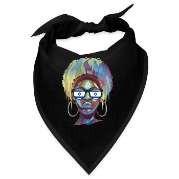 Israel - Bandana - Schwarz - Vorne