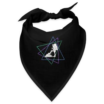 Bergsteigen - Bandana - Schwarz - Vorne