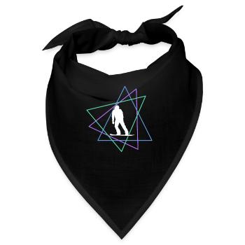 Snowboarding - Bandana - Schwarz - Vorne