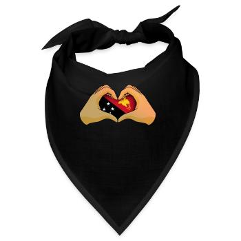 Papua-Neuguinea - Bandana - Schwarz - Vorne