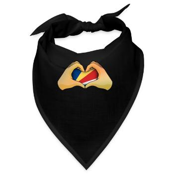 Seychellen - Bandana - Schwarz - Vorne
