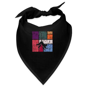 Affe - Bandana - Schwarz - Vorne
