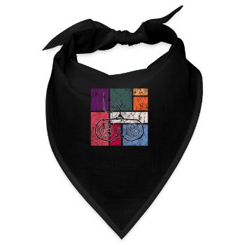 Gaming - Bandana - Schwarz - Vorne