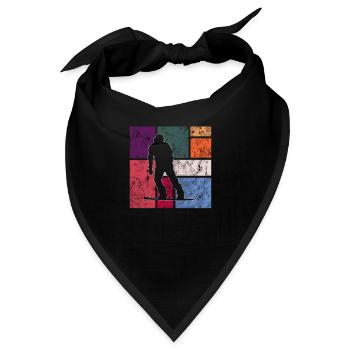 Snowboarding - Bandana - Schwarz - Vorne