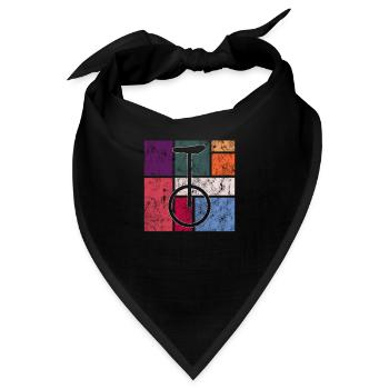 Einrad - Bandana - Schwarz - Vorne