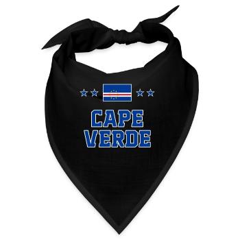 Kap Verde - Bandana - Schwarz - Vorne