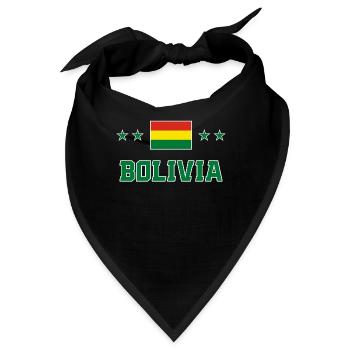 Bolivien - Bandana - Schwarz - Vorne