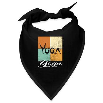 Yoga - Bandana - Schwarz - Vorne