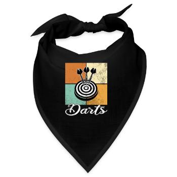 Darts - Bandana - Schwarz - Vorne