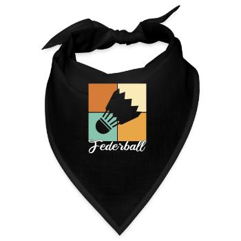Federball - Bandana - Schwarz - Vorne