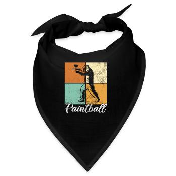Paintball - Bandana - Schwarz - Vorne