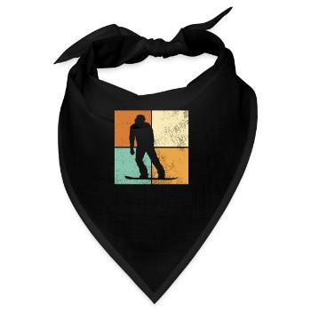 Snowboarding - Bandana - Schwarz - Vorne
