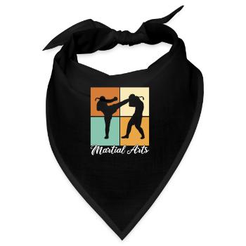 MMA - Bandana - Schwarz - Vorne