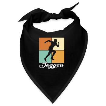 Joggen - Bandana - Schwarz - Vorne