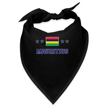 Mauritius - Bandana - Schwarz - Vorne