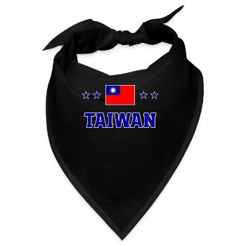 Taiwan - Bandana - Schwarz - Vorne