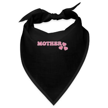 Mutter - Bandana - Schwarz - Vorne