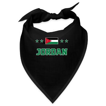 Jordanien - Bandana - Schwarz - Vorne