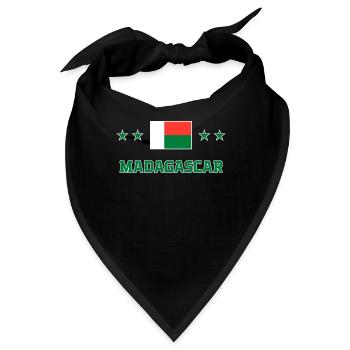 Madagaskar - Bandana - Schwarz - Vorne
