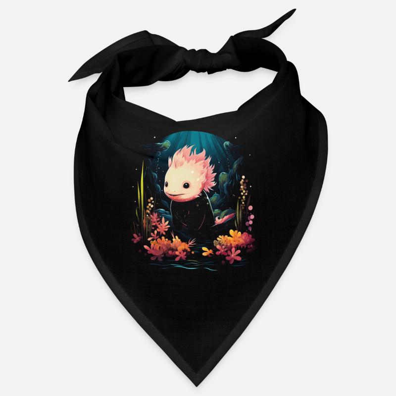 Mignon Axolotl Lover Artwork Bandana