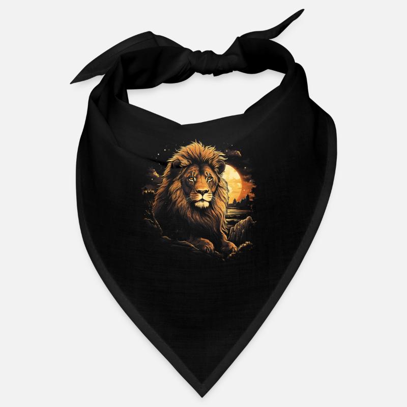 Lion, Roi, Animaux, Faune Bandana