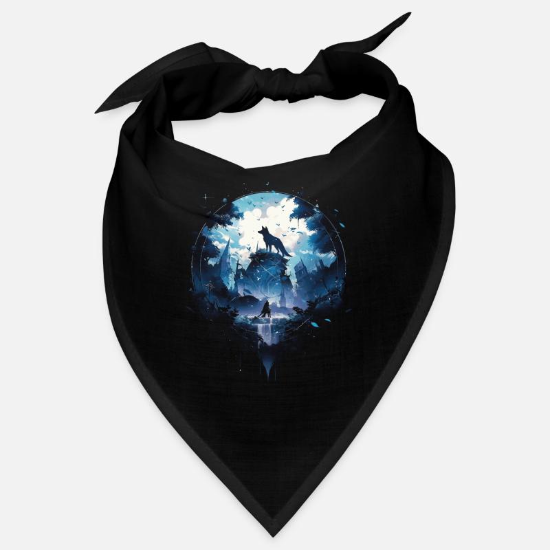 Majestic Wolf Wolves Bandana