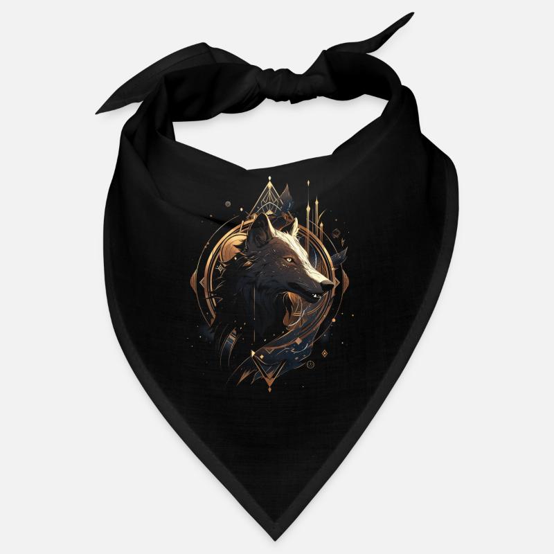Wolf Digital Artwork Animal Bandana