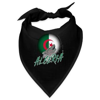 Algerien - Bandana - Schwarz - Vorne